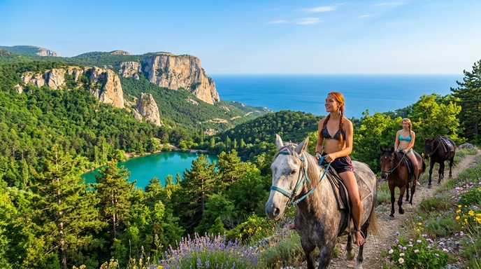 Конные прогулки в Крыму — Ялта