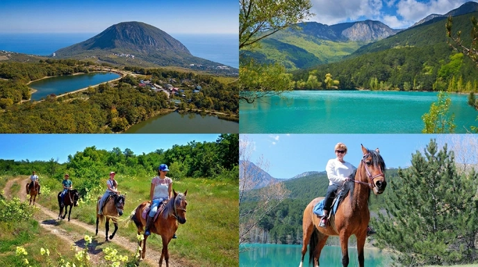 Катание на лошади в Крыму