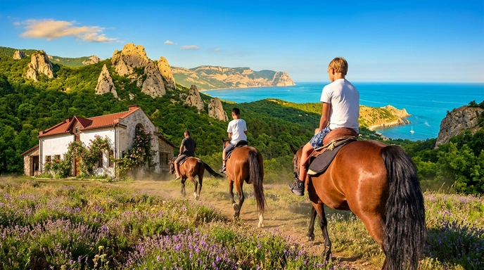 Конные прогулки экскурсии по Крыму
